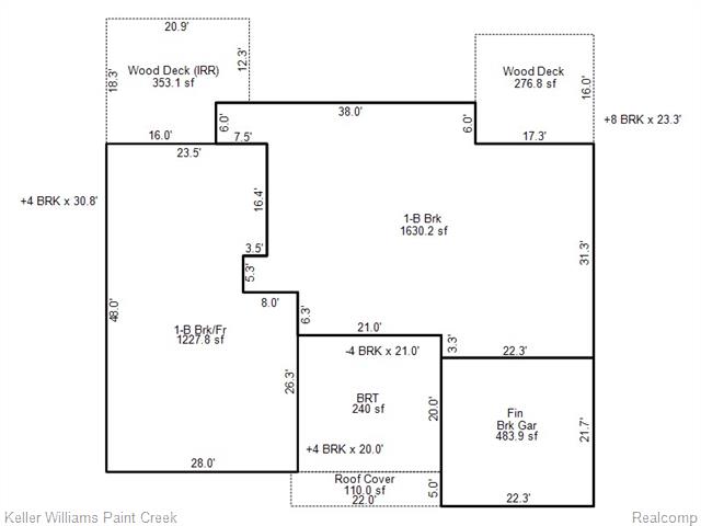 Builiding view twenty four for 3352 Bloomfield Shore, West Bloomfield, MI. 48323