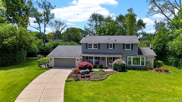 front view for 3717 Tyrconnel Trl, West Bloomfield, Mi. 48323