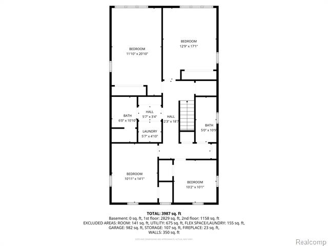 Builiding view forty three for 3937 Englewood, West Bloomfield, MI. 48323