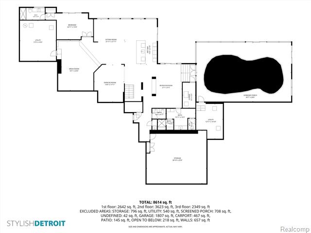 Builiding view eighty two for 2700 Squirrel, Bloomfield Hills, MI. 48304
