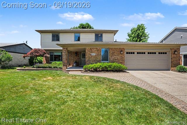 front view for 6317 Atkins Rd, Troy, Mi. 48085