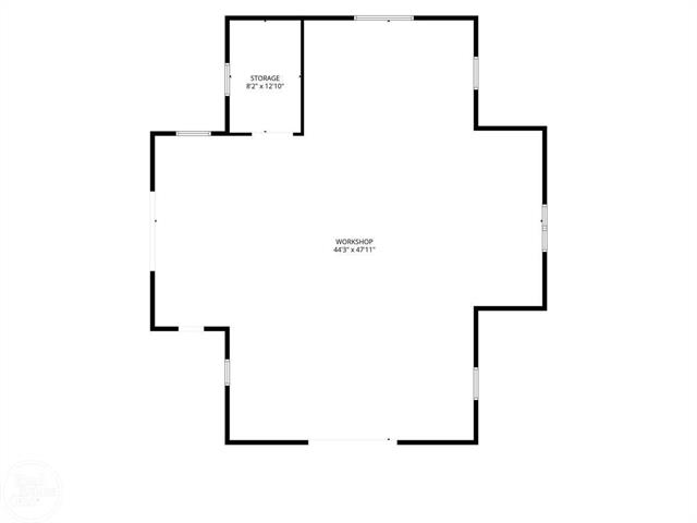 Builiding view ninety two for 5419 Delano, Metamora, MI. 48455