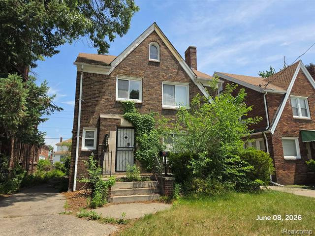 front view for 17560 Greenlawn Street, Detroit, Mi. 48221