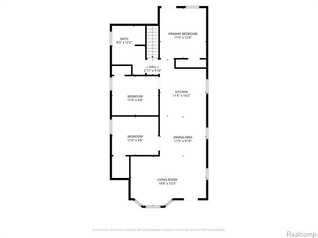 Builiding view thirty six for 3138 Canton, Detroit, MI. 48207