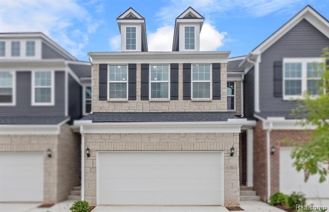 front view for 4147 Nottingham Circle, Clarkston, Mi. 48346