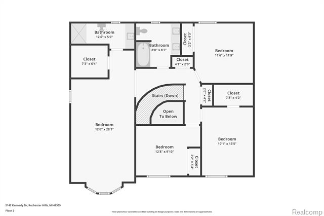 Builiding view seventy one for 2142 Kennedy, Rochester, MI. 48309