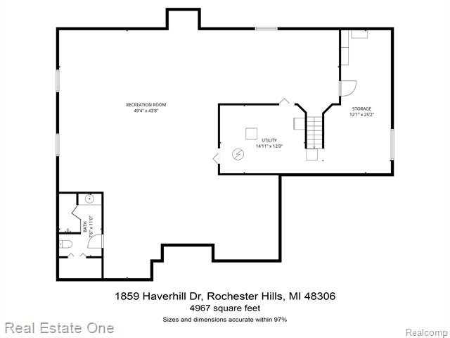 Builiding view fifty nine for 1859 Haverhill, Rochester, MI. 48306