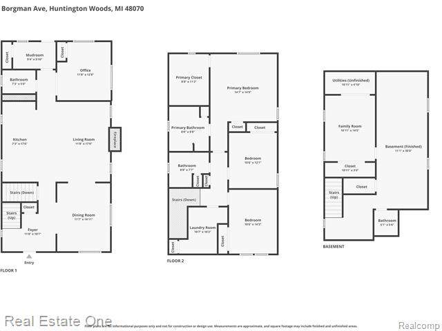 Builiding view forty four for 10125 Borgman, Huntington Woods, MI. 48070