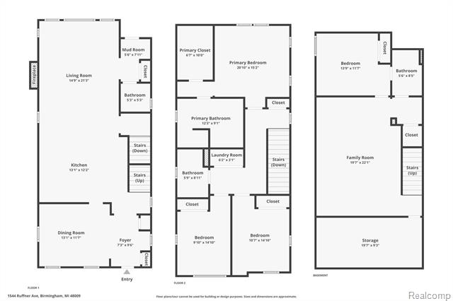 Builiding view forty nine for 1544 Ruffner, Birmingham, MI. 48009