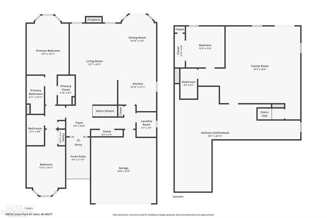 Builiding view thirty eight for 40618 Lenox Park, Novi, MI. 48377