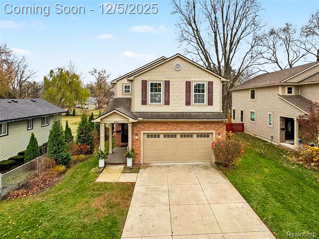 Builiding view one for 838 Coolidge, Clawson, MI. 48017