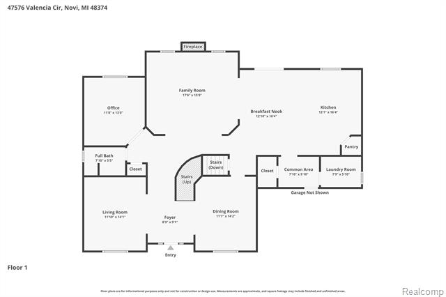 Builiding view ninety one for 47576 Valencia, Novi, MI. 48374