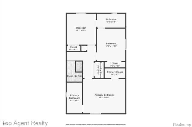 Builiding view forty five for 1404 E George, Hazel Park, MI. 48030