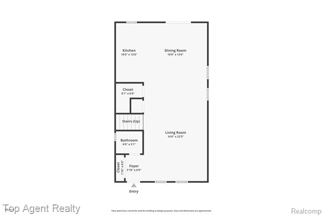 Builiding view forty four for 1404 E George, Hazel Park, MI. 48030