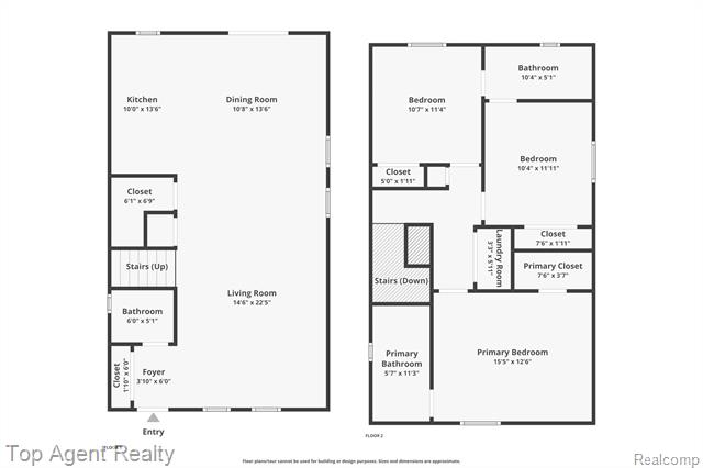 Builiding view forty six for 1404 E George, Hazel Park, MI. 48030