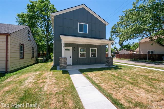 Builiding view twenty nine for 1404 E George, Hazel Park, MI. 48030