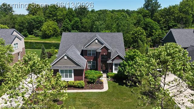 front view for 23740 Stoneleigh Dr, South Lyon, Mi. 48178