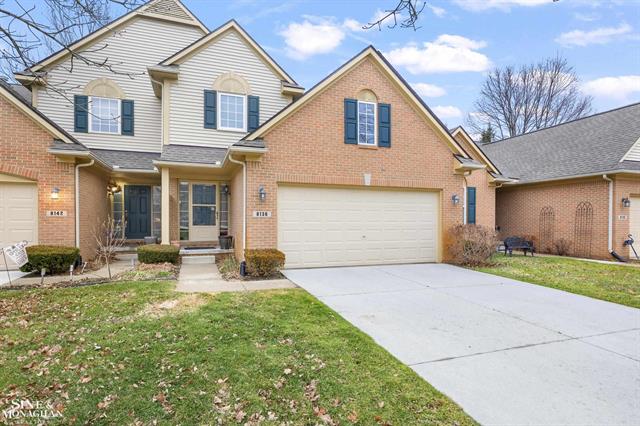 front view for 8136 Springdale Dr, White Lake, Mi. 48386