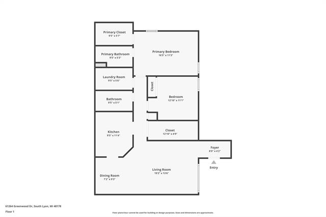 Builiding view twenty for 61264 Greenwood, South Lyon, MI. 48178