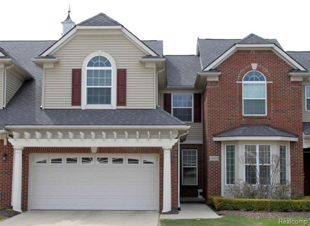front view for 24817 Valleywood Dr, South Lyon, Mi. 48178