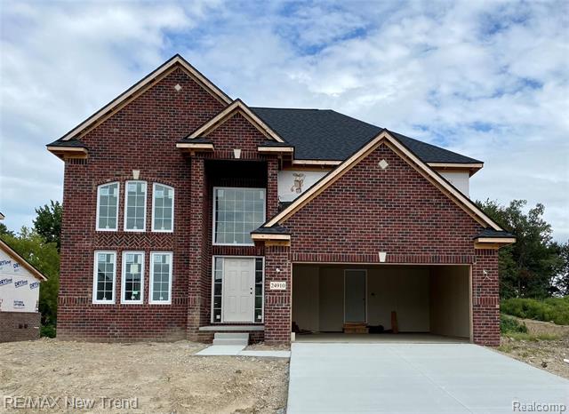 front view for 24910 Thurber Trl, South Lyon, Mi. 48178