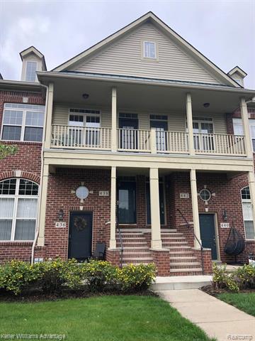 front view for 438 Old Pine Way, Walled Lake, Mi. 48390