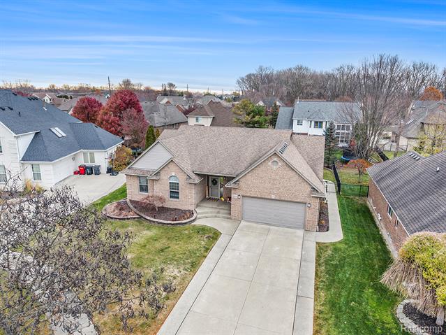 front view for 38846 Hampton Court, Harrison Township, Mi. 48045