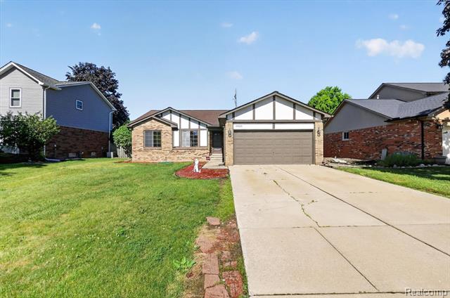 front view for 43325 Nebel Tr, Clinton Township, Mi. 48038