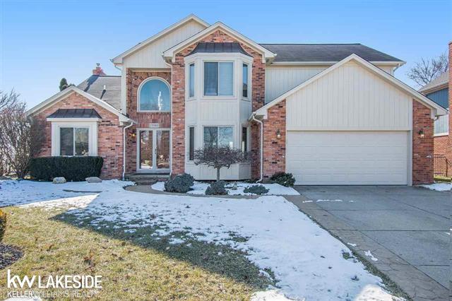 front view for 17980 Briarwood Dr, Macomb, Mi. 48044