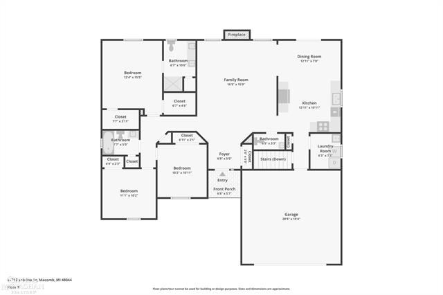 Builiding view thirty eight for 21712 Sabrina, Macomb, MI. 48044