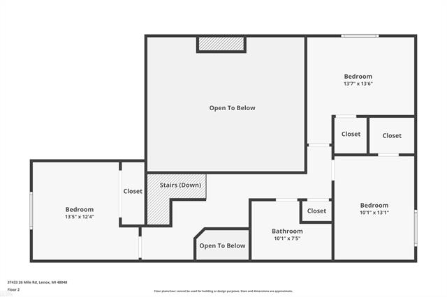 Builiding view fifty three for 37433 26 Mile, New Haven, MI. 48048