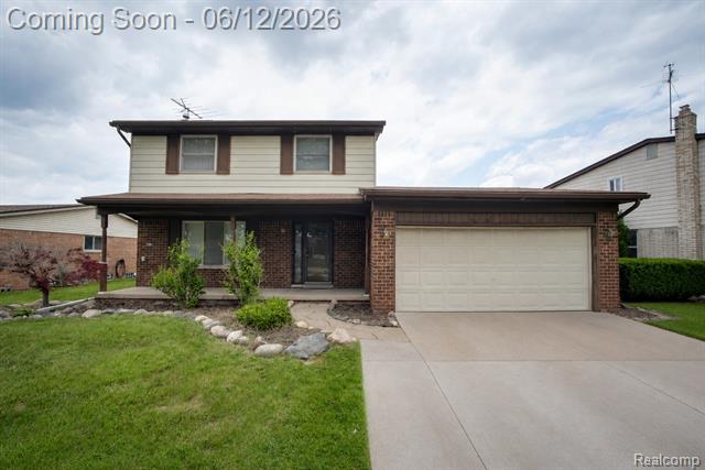 front view for 5061 Temple Dr, Sterling Heights, Mi. 48310