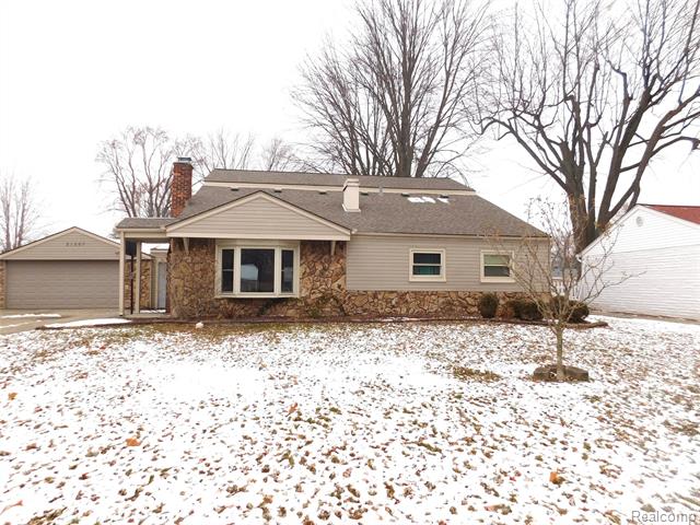 front view for 21367 Wendell, Clinton Township, Mi. 48036