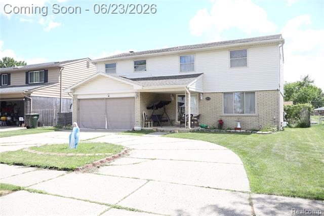 front view for 39552 Forbes Dr, Sterling Heights, Mi. 48310