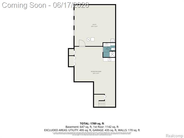 Builiding view twenty seven for 16569 Congress, Clinton Township, MI. 48038