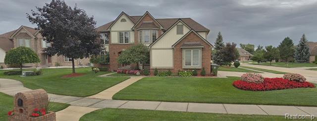 front view for 14428 Glen Eagle Ct, Utica, Mi. 48315