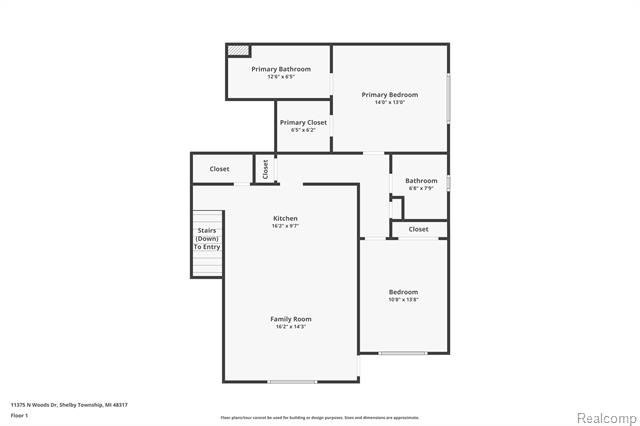 Builiding view thirty four for 11375 North Woods, Utica, MI. 48317