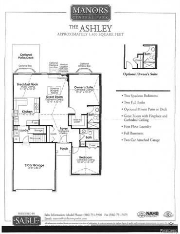 Builiding view twenty for 6899 N Central Park, Utica, MI. 48317
