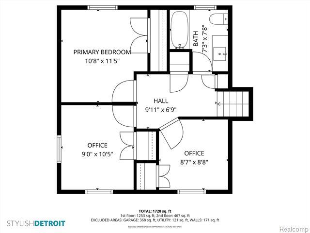 Builiding view forty four for 6018 Brynthrop, Shelby Township, MI. 48316