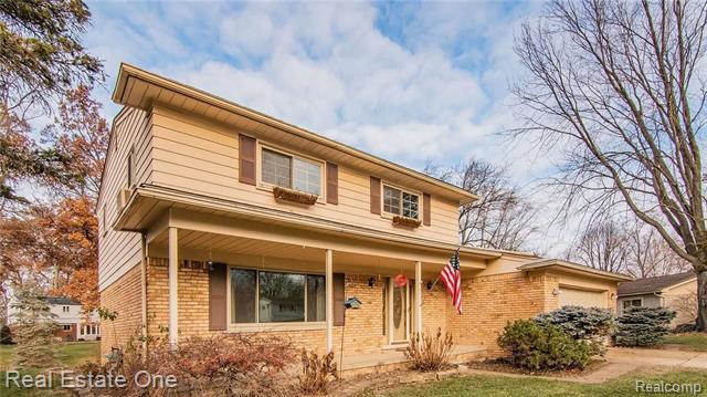 front view for 6347 Thorneycroft, Shelby Township, Mi. 48316