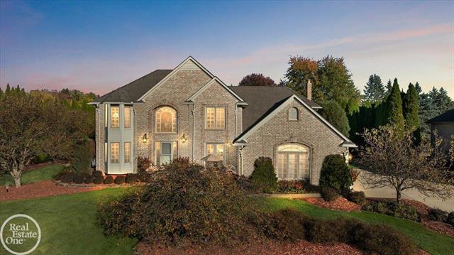 front view for 54660 Whitby Way, Shelby Township, Mi. 48316