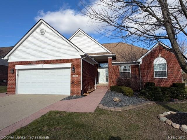 front view for 8261 Prestwick Ln, Washington, Mi. 48095