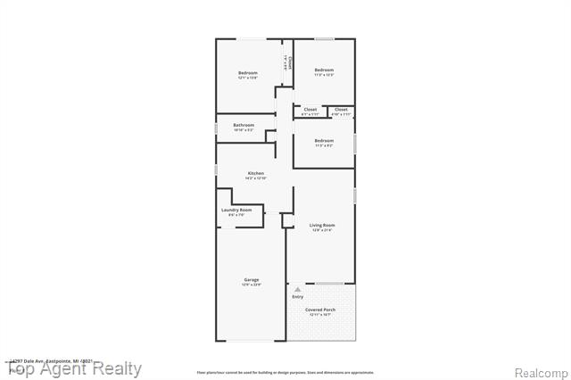 Builiding view twenty seven for 24297 Dale, Eastpointe, MI. 48021