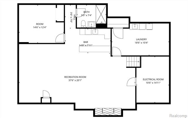 Builiding view thirty for 22429 Lakecrest, Saint Clair Shores, MI. 48081