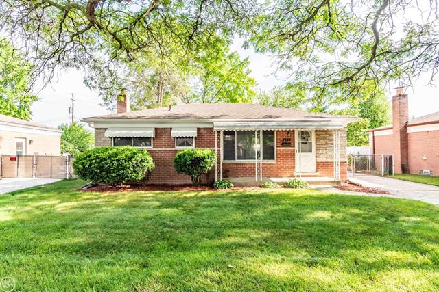 front view for 4444 Martin, Warren, Mi. 48092