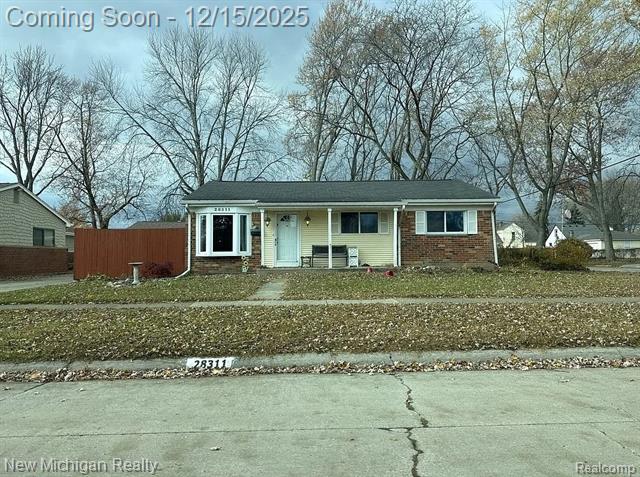 front view for 28311 Roy, Saint Clair Shores, Mi. 48081