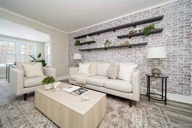 Builiding view twelve for 21115 East, Southfield, MI. 48033