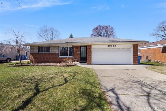 front view for 29843 Blossom Lane, Warren, Mi. 48088