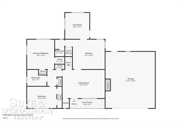 Builiding view forty one for 5280 Kreger, Sterling Heights, MI. 48310