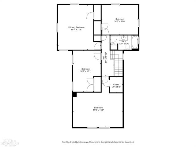 Builiding view forty for 34590 Jefferson, Harrison Township, MI. 48045